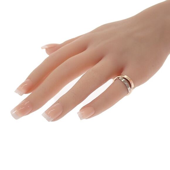 Cartier Be Love No 7 B4094347 Ring 18K Pink Gold Pink Gold 18K White Gold White - Picture 6 of 9